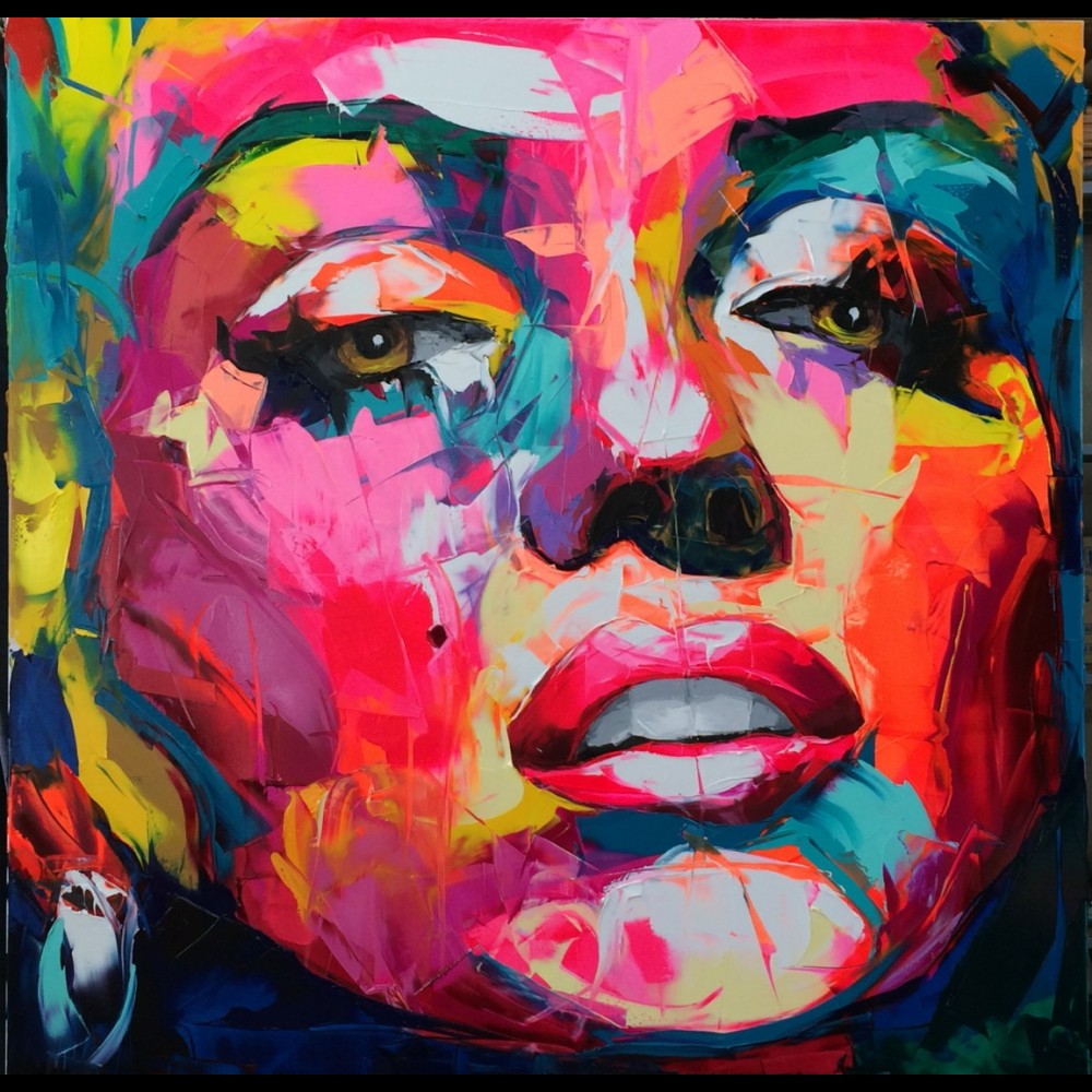 Francoise Nielly Portrait Palette Painting Expression Face157